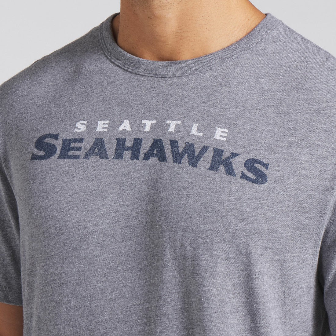 Seattle Seahawks Pass Rush Tri-Blend T-Shirt - Heather Gray online