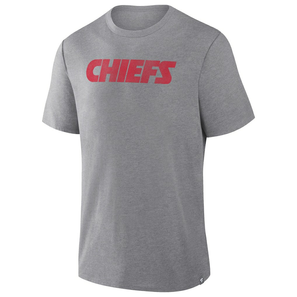 Kansas City Chiefs Pass Rush Tri-Blend T-Shirt - Heather Gray on sale