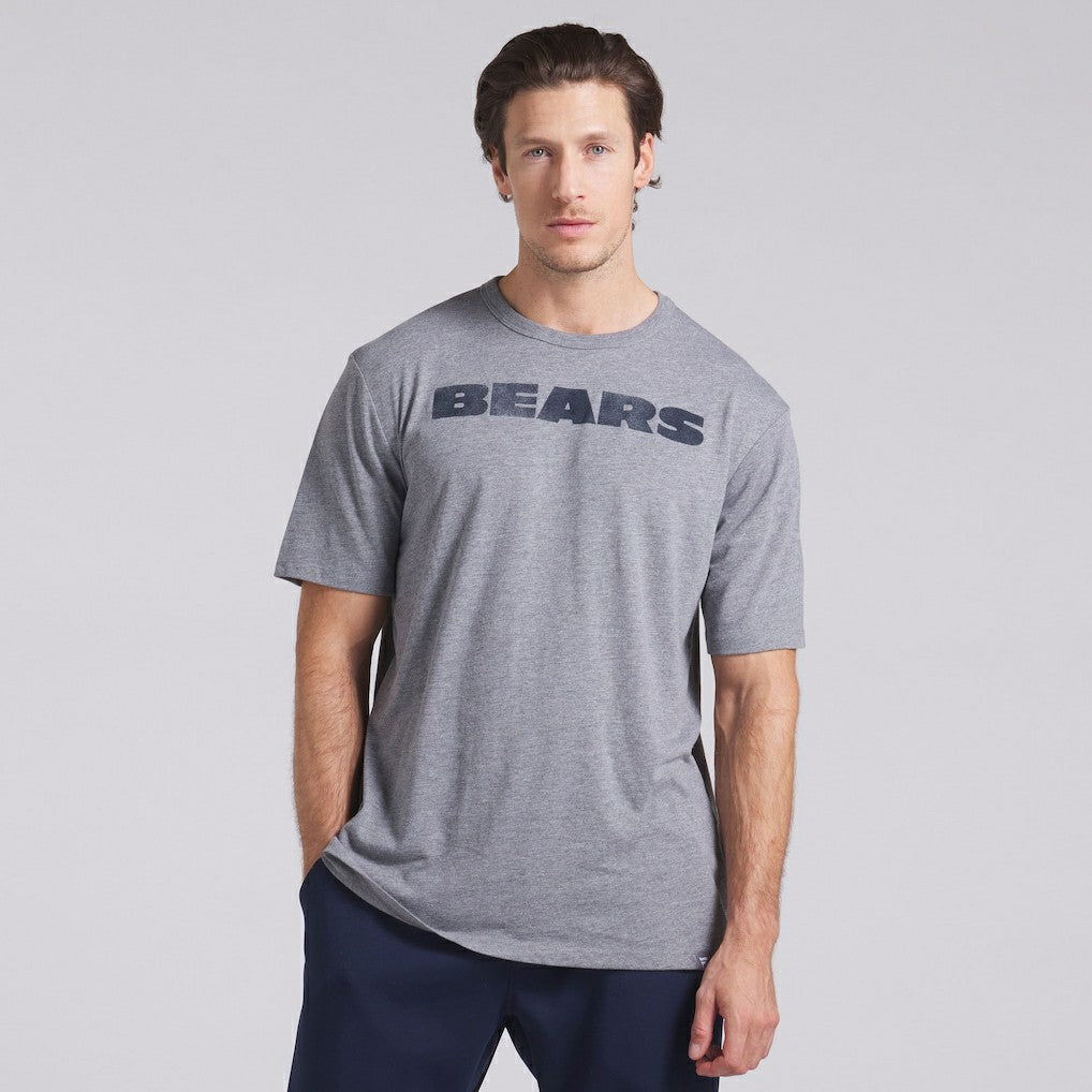 Chicago Bears Pass Rush Tri-Blend T-Shirt - Heather Gray online