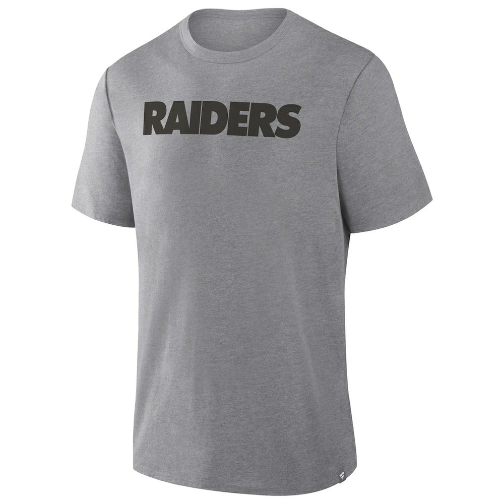 Las Vegas Raiders Pass Rush Tri-Blend T-Shirt - Heather Gray sale