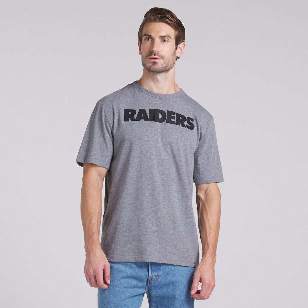 Las Vegas Raiders Pass Rush Tri-Blend T-Shirt - Heather Gray sale