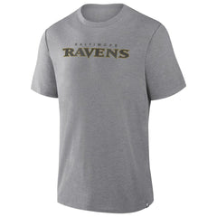 Baltimore Ravens Pass Rush Tri-Blend T-Shirt - Heather Gray sale