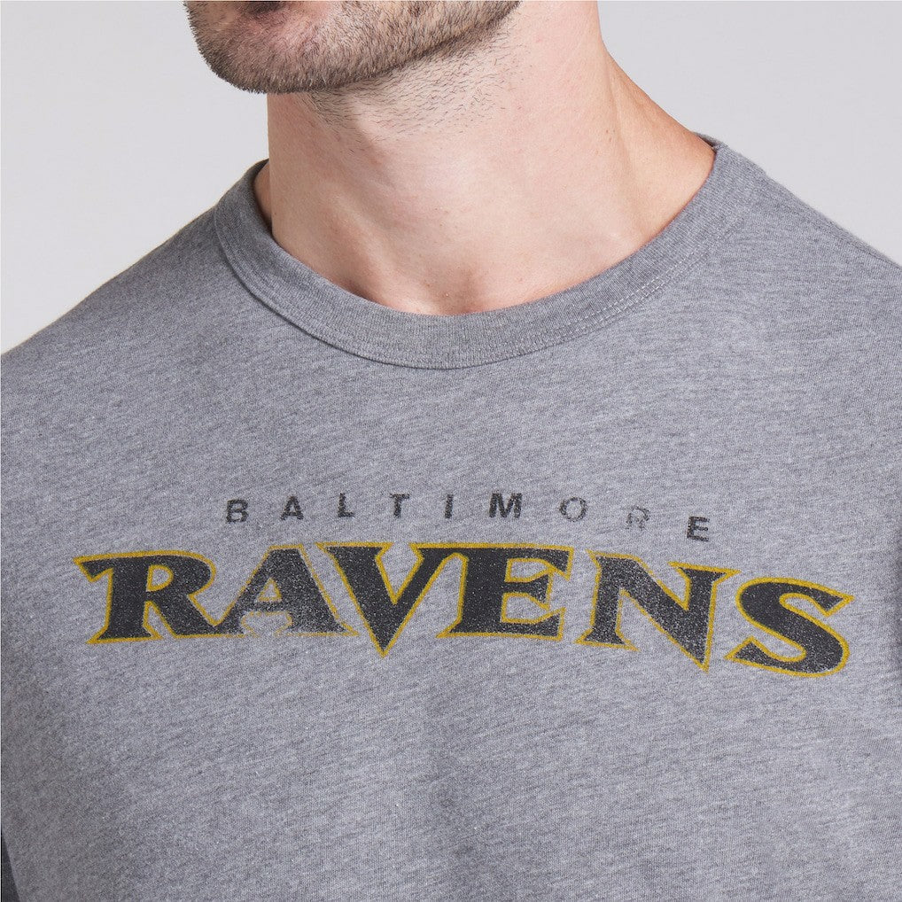 Baltimore Ravens Pass Rush Tri-Blend T-Shirt - Heather Gray sale