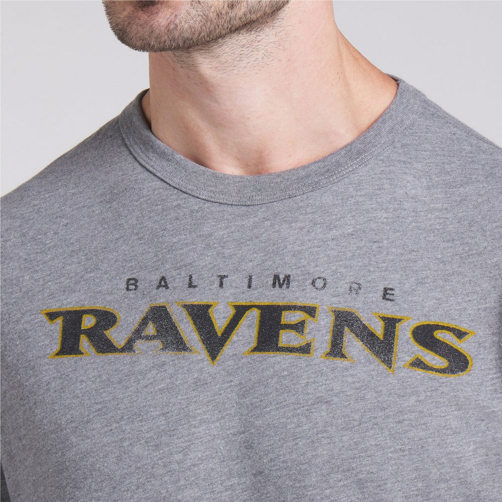 Baltimore Ravens Pass Rush Tri-Blend T-Shirt - Heather Gray sale