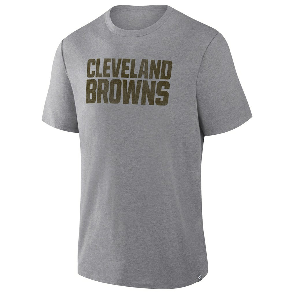 Cleveland Browns Pass Rush Tri-Blend T-Shirt - Heather Gray on sale