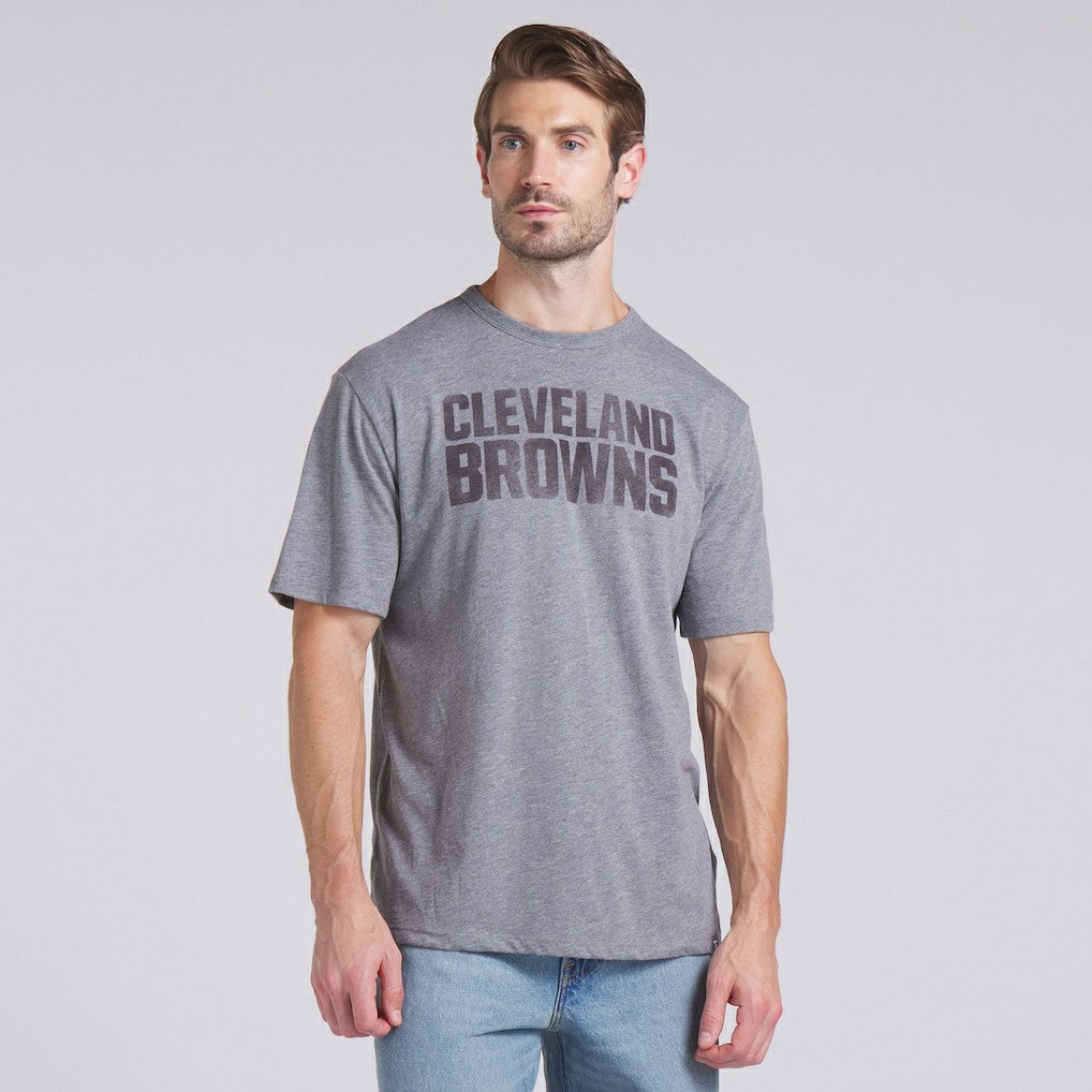 Cleveland Browns Pass Rush Tri-Blend T-Shirt - Heather Gray on sale