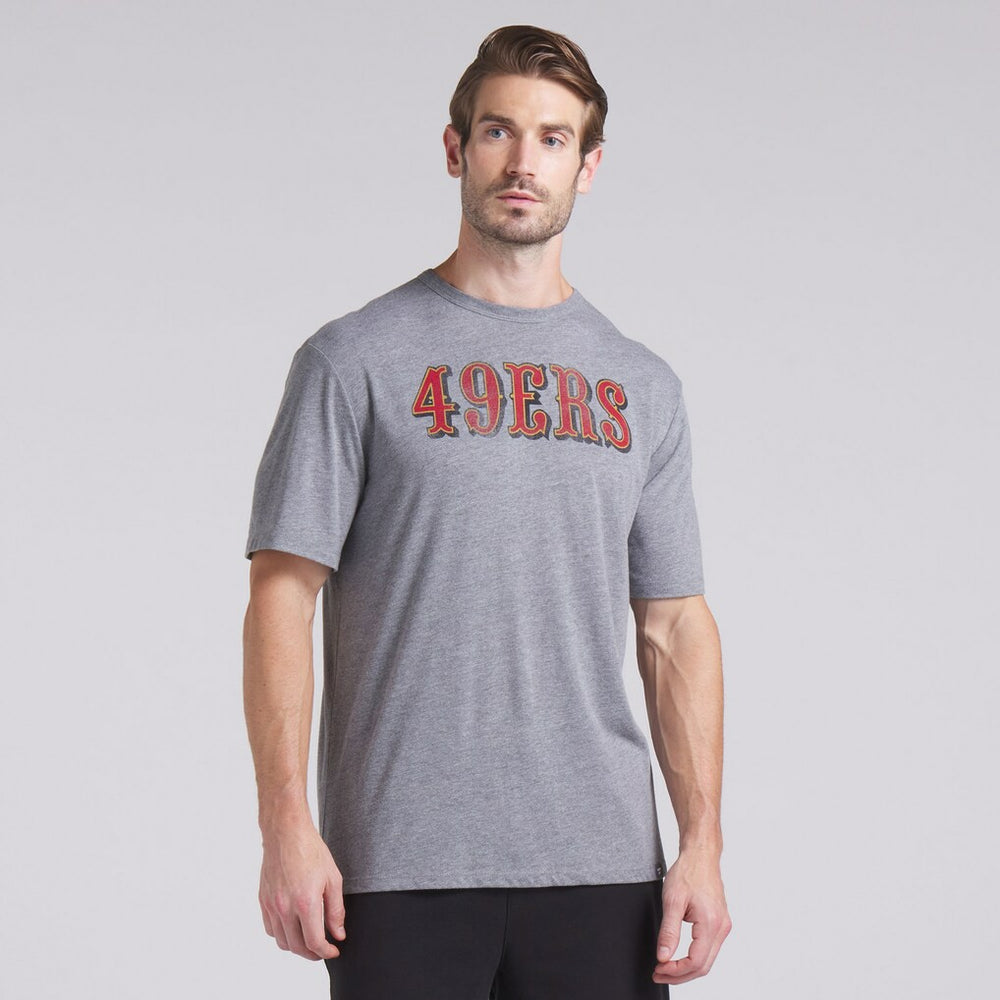 San Francisco 49ers Pass Rush Tri-Blend T-Shirt - Heather Gray online