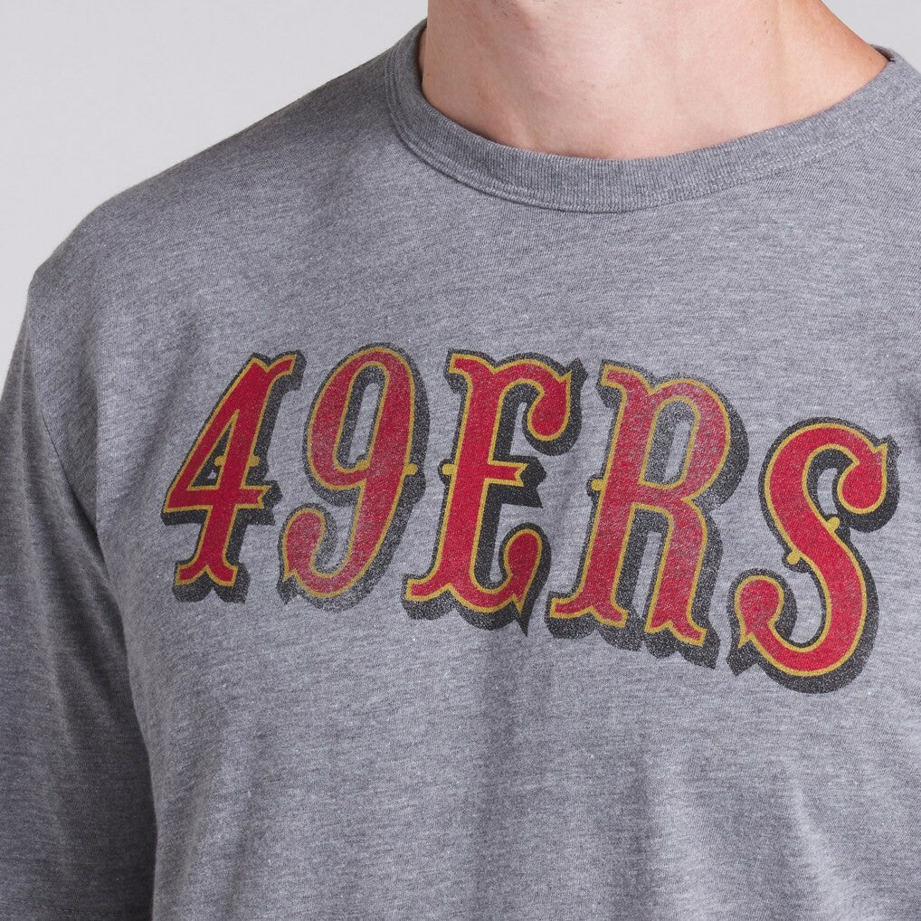 San Francisco 49ers Pass Rush Tri-Blend T-Shirt - Heather Gray online