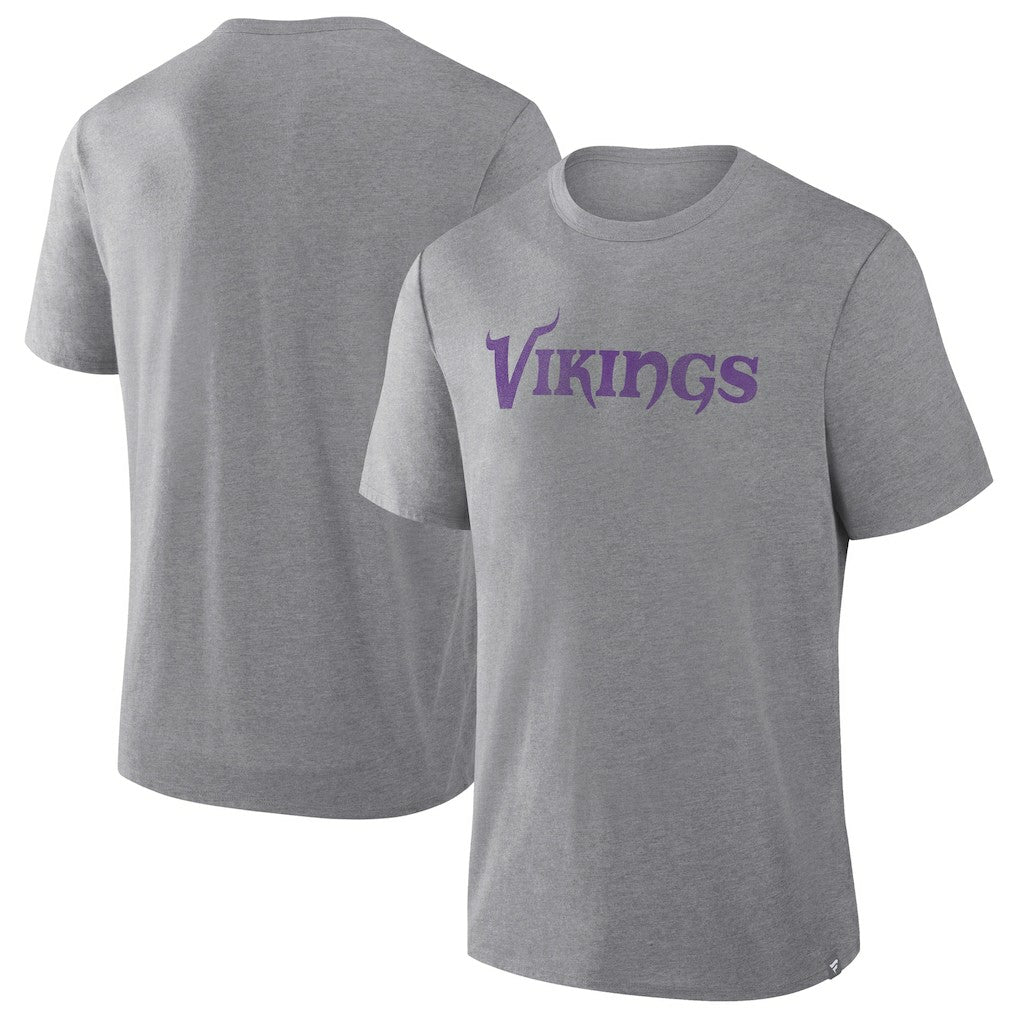 Minnesota Vikings Pass Rush Tri-Blend T-Shirt - Heather Gray sale
