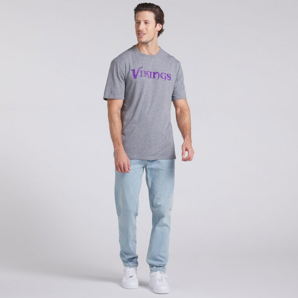 Minnesota Vikings Pass Rush Tri-Blend T-Shirt - Heather Gray sale