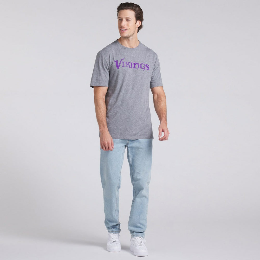 Minnesota Vikings Pass Rush Tri-Blend T-Shirt - Heather Gray sale