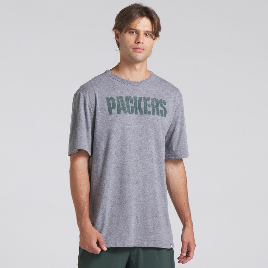 Green Bay Packers Pass Rush Tri-Blend T-Shirt - Heather Gray on sale