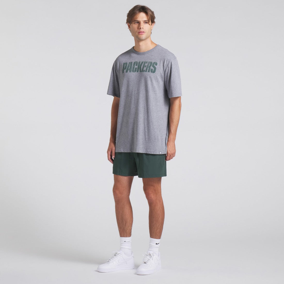 Green Bay Packers Pass Rush Tri-Blend T-Shirt - Heather Gray on sale