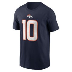 Bo Nix Denver Broncos Player Name & Number T-Shirt - Navy | Nike on sale