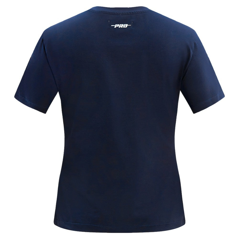 Houston Astros Pro Standard Women's Rhinestone Slim Fit T-Shirt - Navy