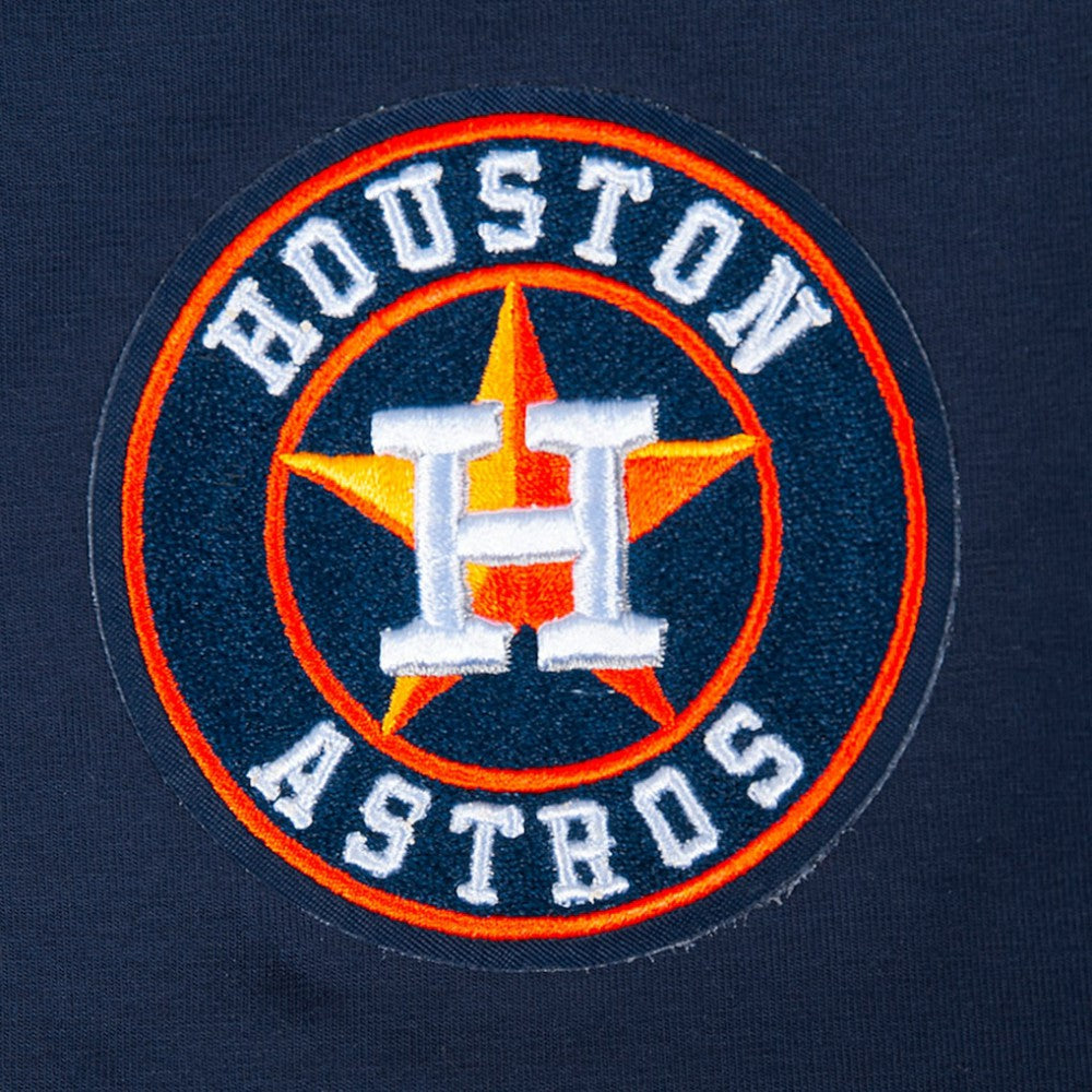 Houston Astros Pro Standard Women's Rhinestone Slim Fit T-Shirt - Navy