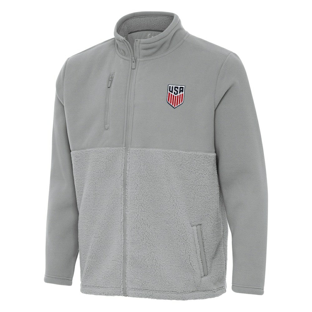 USMNT Antigua Daily Fused Full-Zip Jacket - Gray outlet