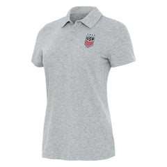 USWNT Antigua Women's Matter Polo - Heather Gray on sale
