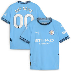 Manchester City Youth 2024/25 Home Replica Custom Jersey - Light Blue | Puma on sale