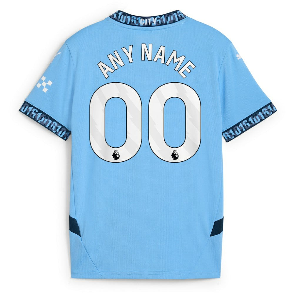 Manchester City Youth 2024/25 Home Replica Custom Jersey - Light Blue | Puma on sale