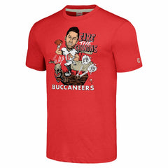 Baker Mayfield Tampa Bay Buccaneers Homage Unisex Caricature Player Graphic Tri-Blend T-Shirt - Red sale