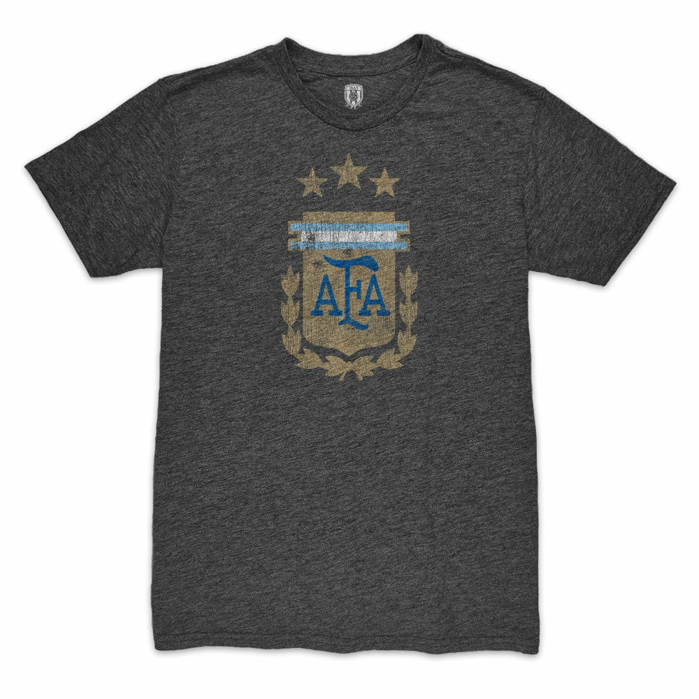 Julián Álvarez Argentina National Team 1863FC Player Retro Tri-Blend T-Shirt - Heather Black on sale