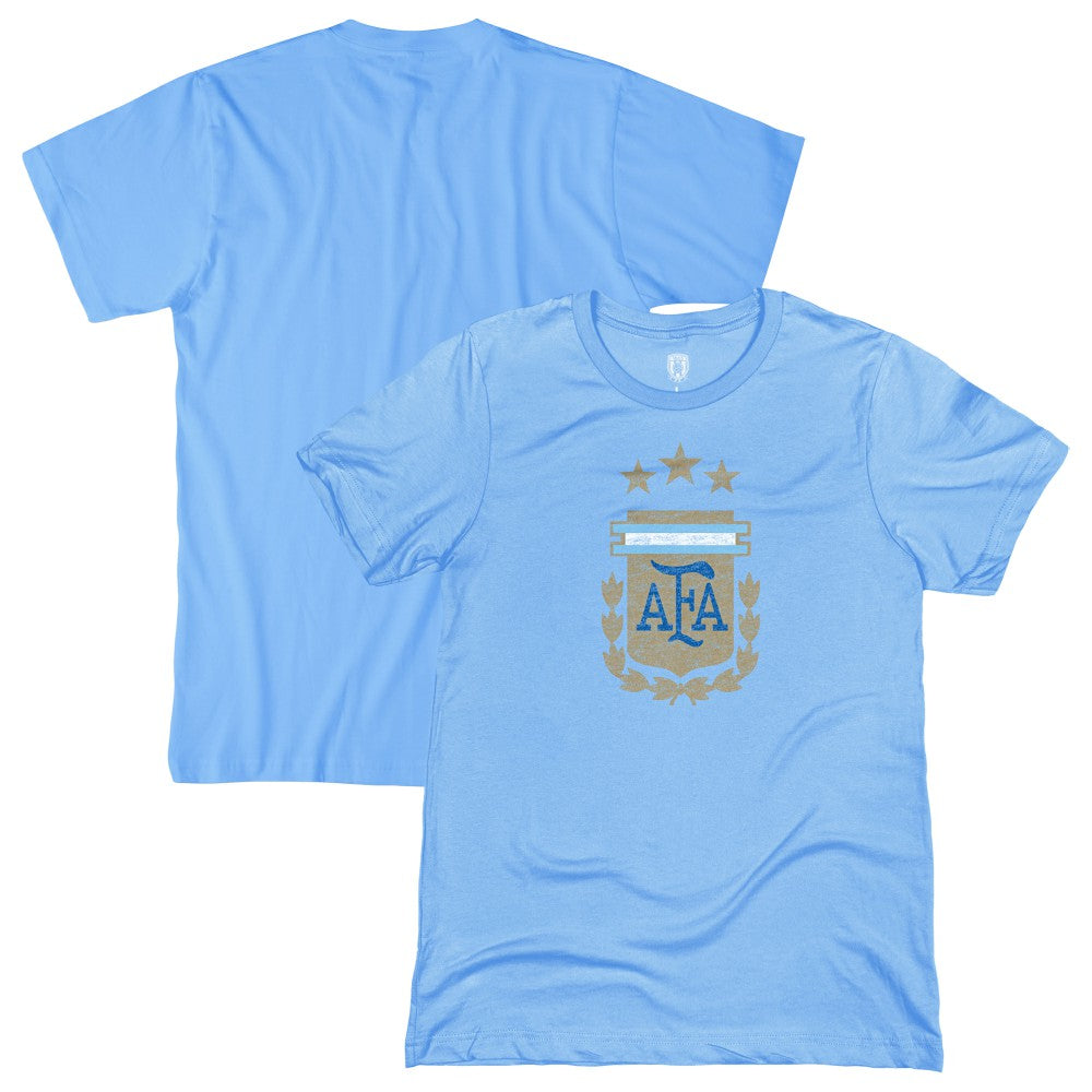 Argentina National Team 1863FC Badge T-Shirt - Light Blue sale