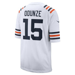 Rome Odunze Chicago Bears Alternate Game Jersey - White | Nike for sale