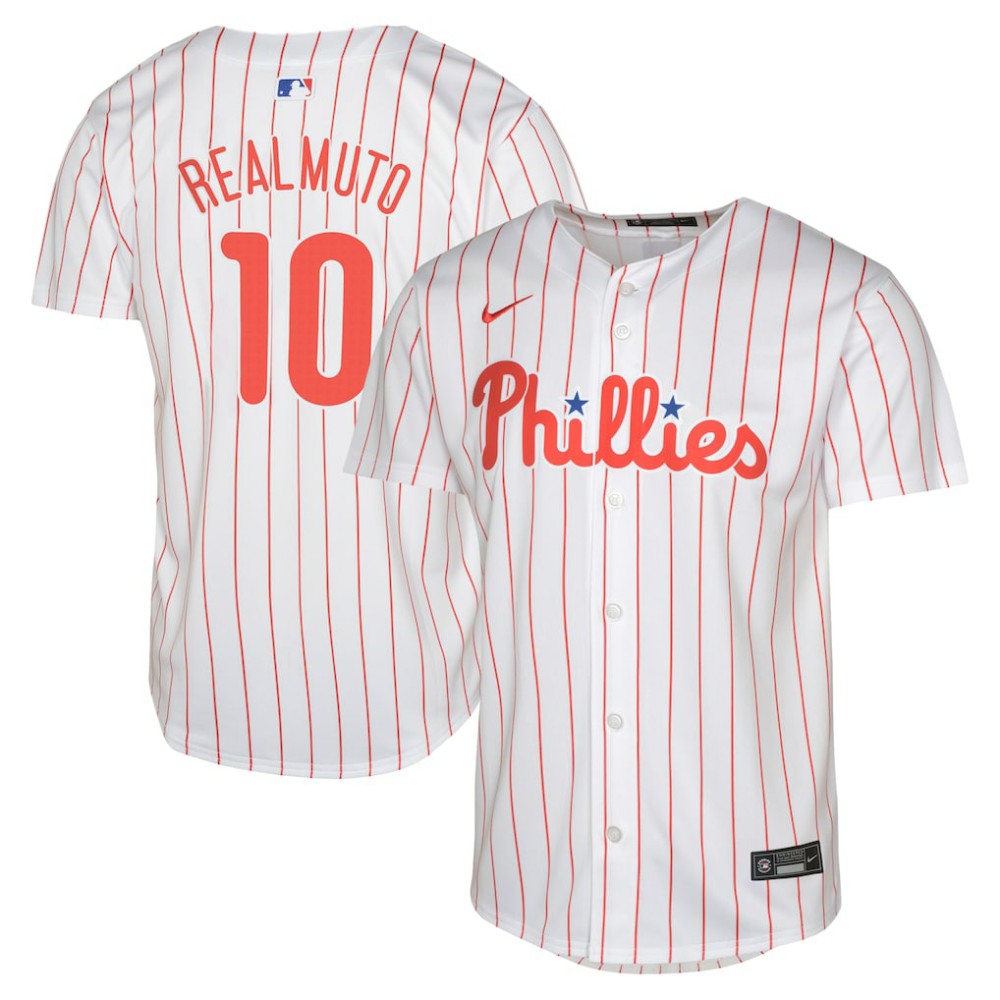 J.T. Realmuto Philadelphia Phillies Youth Home Limited Jersey - White | Nike