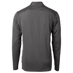 Carolina Panthers Cutter & Buck Virtue Eco Pique Micro Stripe Recycled Quarter-Zip Jacket - Black outlet