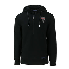 Atlanta Falcons Cutter & Buck Roam Eco Recycled Half-Zip Hoodie - Black online
