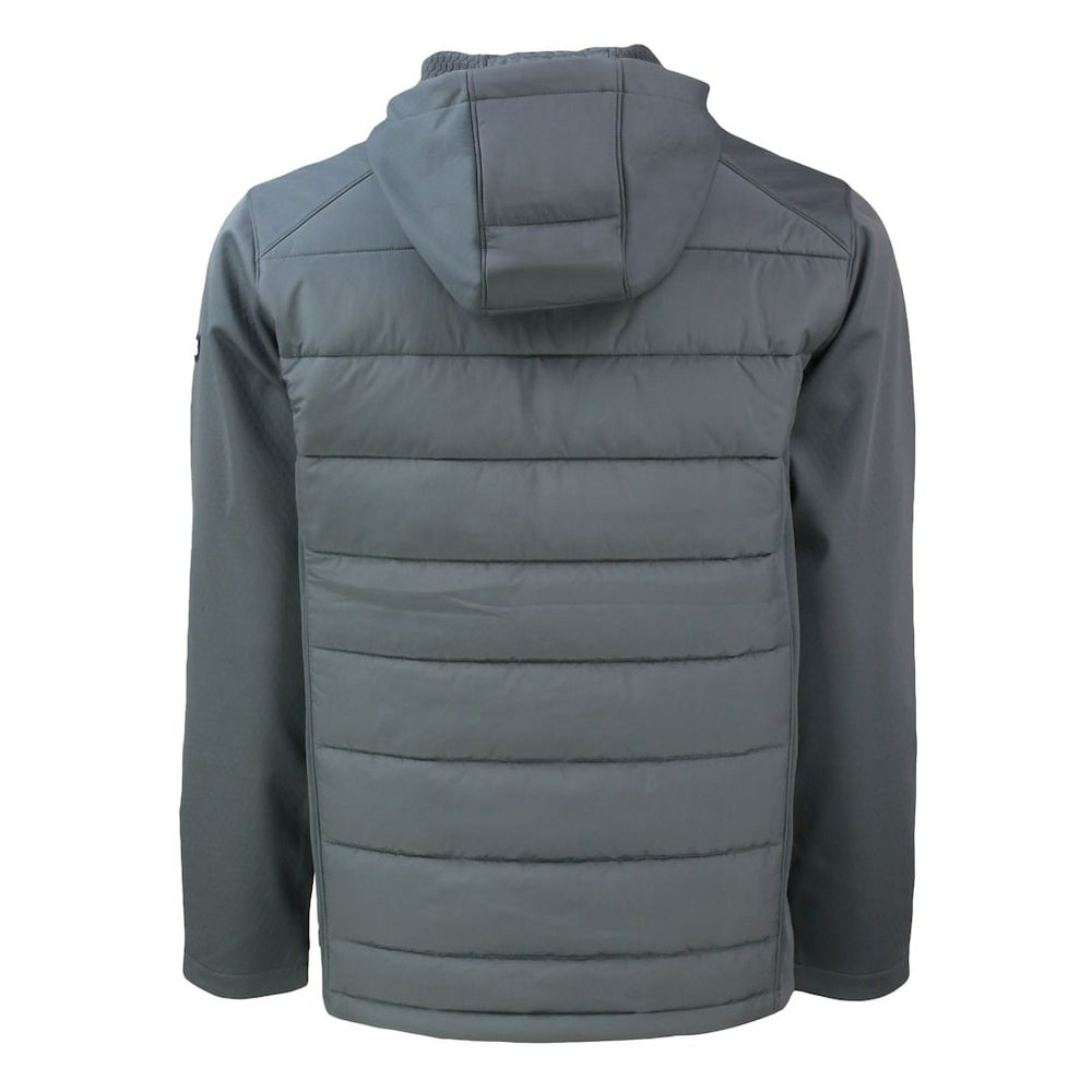 Carolina Panthers Cutter & Buck Evoke Hybrid Eco Softshell Recycled Full-Zip Hoodie Jacket - Gray online