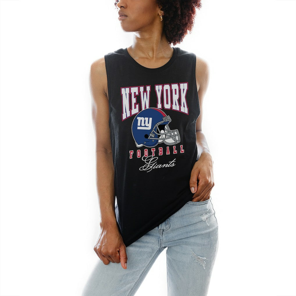 New York Giants Gameday Couture Women's Preseason Opener Racerback Tank Top - Black sale