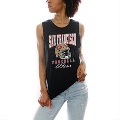 San Francisco 49ers Gameday Couture Women's Preseason Opener Racerback Tank Top - Black outlet