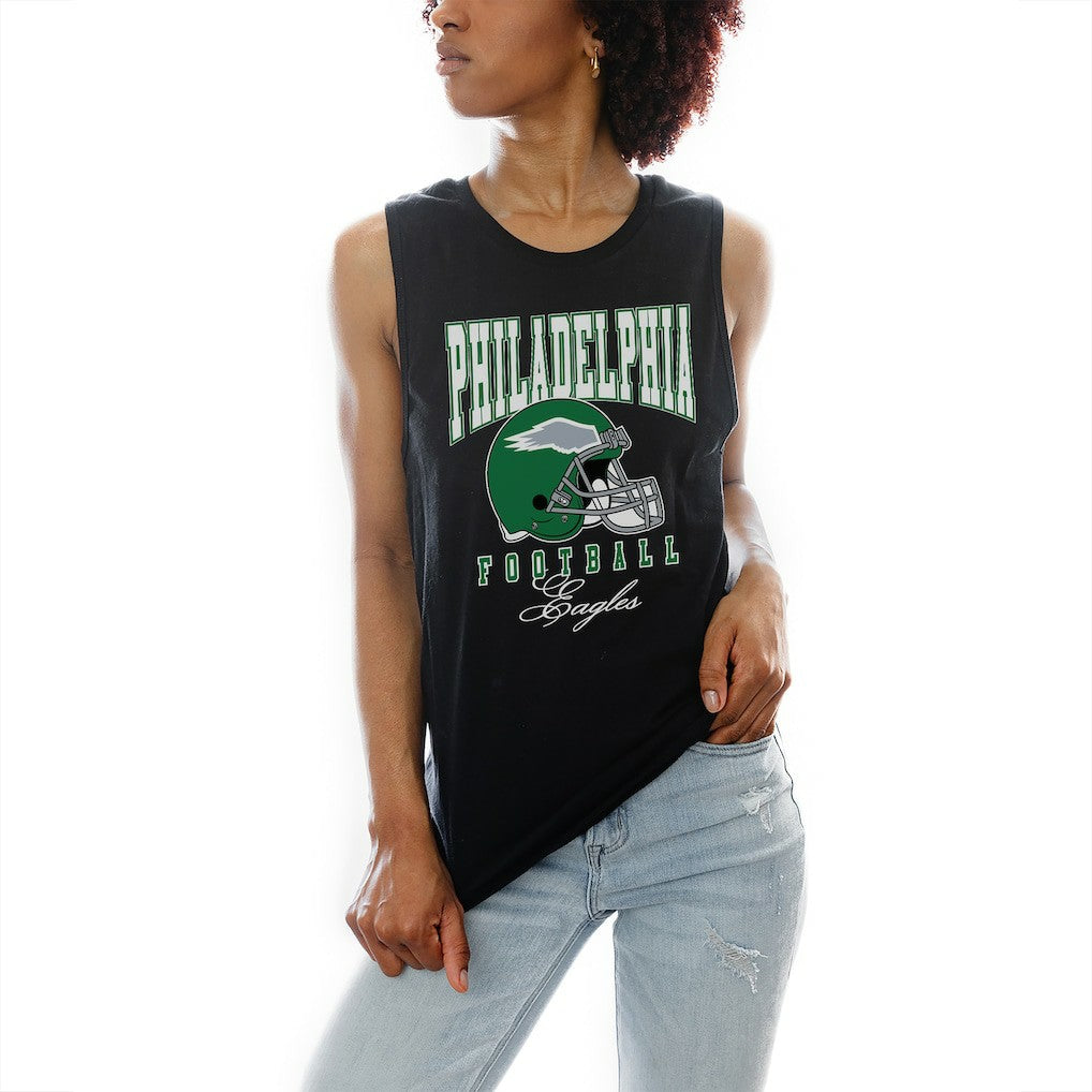Philadelphia Eagles Gameday Couture Women's Preseason Opener Racerback Tank Top - Black sale
