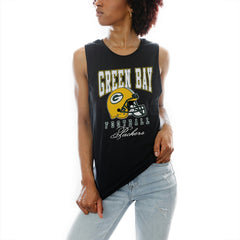 Green Bay Packers Gameday Couture Women's Preseason Opener Racerback Tank Top - Black outlet