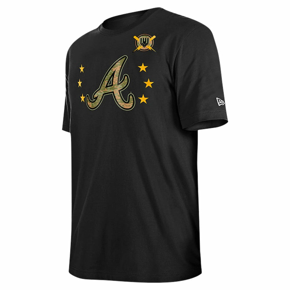 Atlanta Braves 2024 Armed Forces Day T-Shirt - Black | New Era