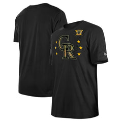 Colorado Rockies 2024 Armed Forces Day T-Shirt - Black | New Era