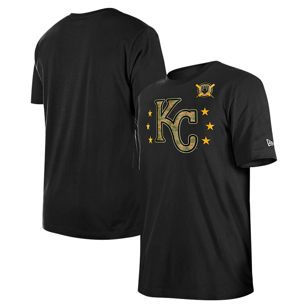 Kansas City Royals 2024 Armed Forces Day T-Shirt - Black | New Era
