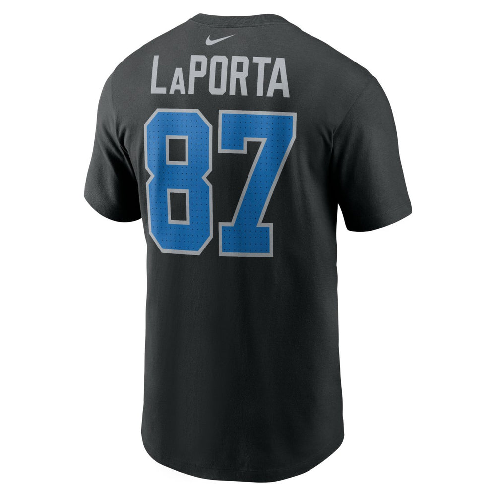 Sam LaPorta Detroit Lions Name & Number T-Shirt - Black | Nike outlet