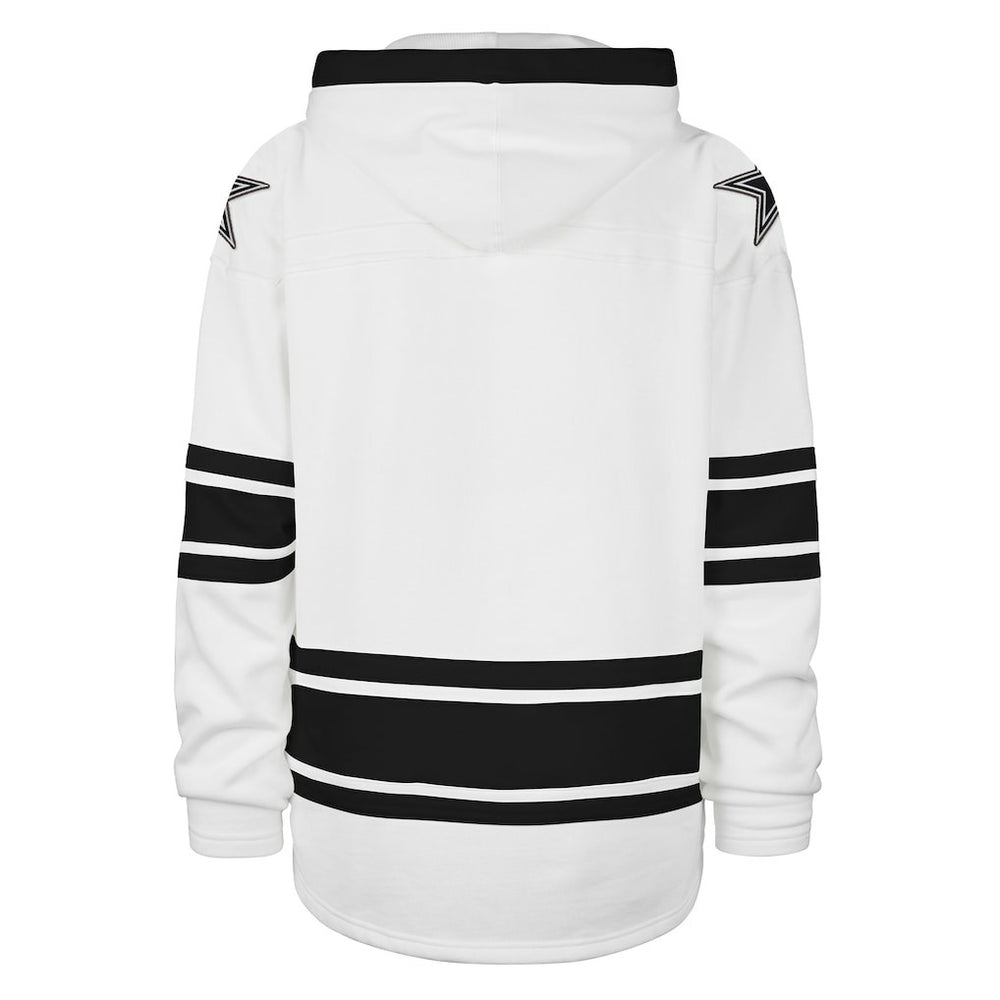 Dallas Cowboys '47 After Image Superior Lacer Pullover Hoodie - White outlet