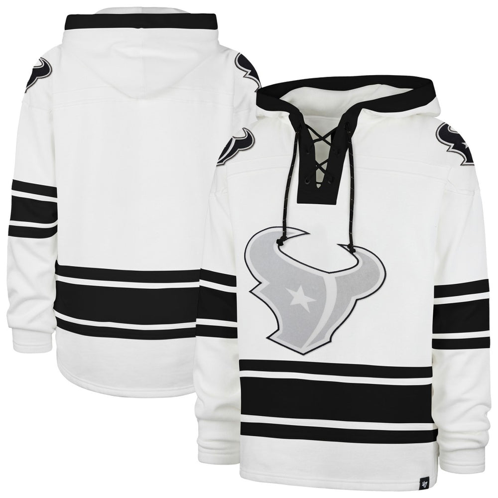 Houston Texans '47 After Image Superior Lacer with Hood - White cheap