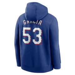 Adolis Garcia Texas Rangers Player Name & Number Club Pullover Hoodie - Royal | Nike