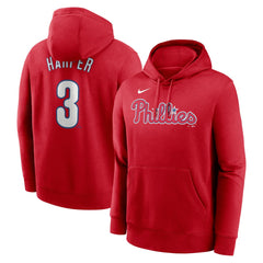 Bryce Harper Philadelphia Phillies Player Name & Number Club Pullover Hoodie - Red | Nike
