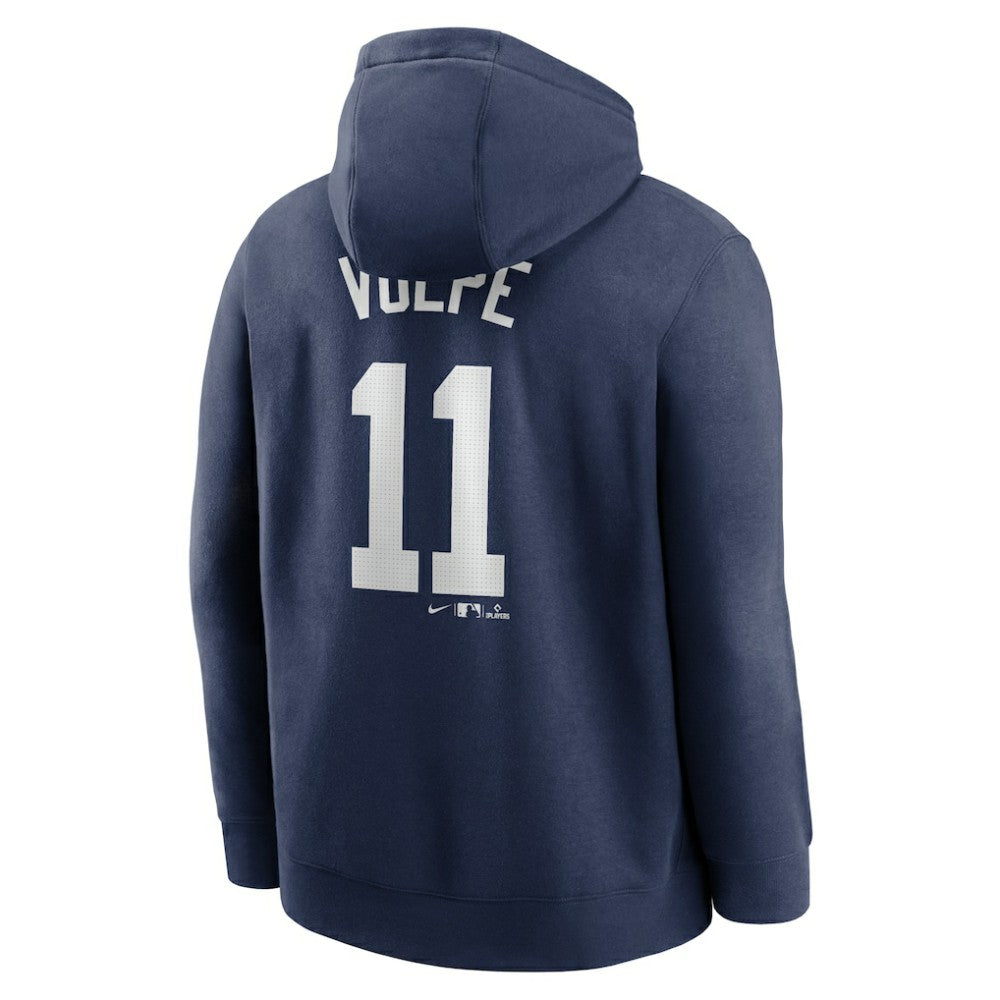 Anthony Volpe New York Yankees Player Name & Number Club Pullover Hoodie - Navy | Nike