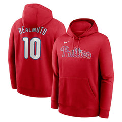 J.T. Realmuto Philadelphia Phillies Player Name & Number Club Pullover Hoodie - Red | Nike