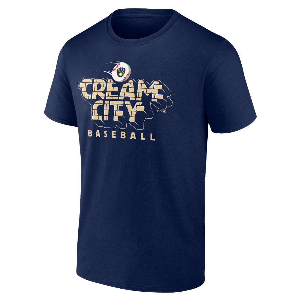 Milwaukee Brewers Hometown Extra Bases T-Shirt - Navy