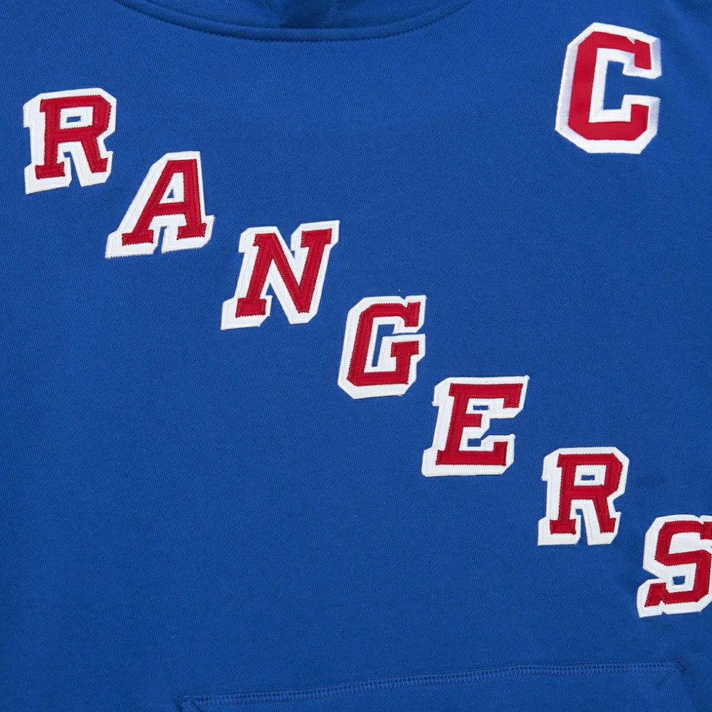 Mark Messier New York Rangers Mitchell & Ness Name & Number Premium Pullover Hoodie Blue