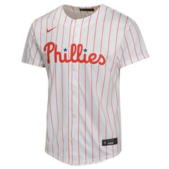 Trea Turner Philadelphia Phillies Youth Home Game Player Jersey - White | Nike