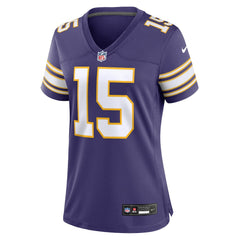 Dallas Turner Minnesota Vikings Women's Alternate Game Jersey - Purple | Nike online